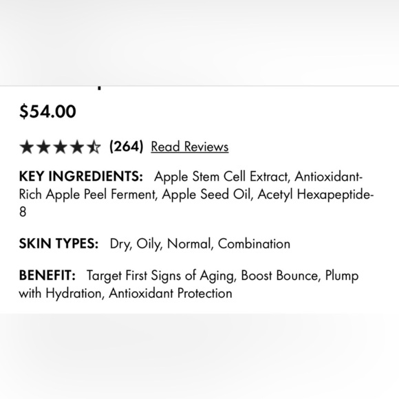 NIB Origins Youthtopia Peptide Plumping Apple Cream Face Moisturizer w/ Peptides - Picture 7 of 16